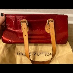 Red Patton leather Louis Vuitton bag